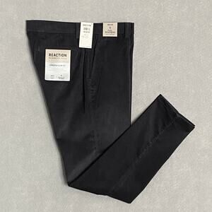 Kenneth Cole Reaction Men's 33x32 Dress Pant Slim Fit Stretch Corduroy Dusk NEW